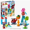Image de LEGO 10963 Duplo Marvel Spider-Man et Ses Amis : Aventures à la Fête Foraine, Jouet pour Enfants 2 Ans à Construire, avec Hélicoptère et Figurine Hulk