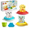 Image de LEGO Duplo Jouet de Bain : Le Train Flottant des Animaux - Jeu pour Enfants dès 1 an - Jouet Éducatif avec Figurines d'Hippopotame, Canard & Ours Polaire - Cadeau pour Bébé, Fille ou Garçon 10965