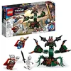 Image de LEGO 76207 Marvel Attaque sur Le Nouvel Asgard, Jouet à Construire avec Figurines de Thor des Avengers et Son Marteau, pour Enfants de 7 Ans et Plus