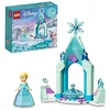 Image de LEGO 43199 Disney La Cour du Château d’Elsa, Jouet de Construction pour Enfants, Mini-Poupée Reine des Neiges 2 et Robe Diamant