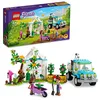 Image de LEGO 41707 Friends Le Camion Planteur d’Arbres, Jouet de Construction Voiture, avec Figurines d'animaux, Jardinage pour Filles et Garçons Dès 6 Ans