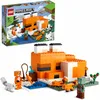 Image de LEGO Minecraft Le Refuge Renard - Jouet Maison avec Figurines de Héros, Mob & Animaux - Décoration Gaming - Accessoires Dont Épée de Diamants - Cadeau pour Gamer, Garçon ou Fille dès 8 Ans 21178