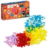 Image de LEGO 41950 Dots Lots d'Extra Dots - Lettres, Pièces pour Tableaux à Messages, Set de Bricolage pour Les Enfants de 6 Ans et Plus, Activité Créative