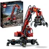 Image de LEGO 42144 Technic La Grue de Manutention: Jeu de Construction Éducatif, Engin de Chantier, Maquette Pneumatique, Stimule l'Imagination, pour Enfants Dès 10 Ans, Idée Cadeau pour Petits Ingénieurs