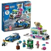 Image de LEGO 60314 City La Course-Poursuite du Camion de Glaces, Jouet de Voiture avec Police, Inclus 3 Minifigurines, pour Garçons et Filles Dès 5 Ans