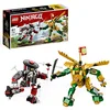 Image de LEGO Ninjago 71781 Le Combat des Robots de Lloyd   Évolution, Jouet pour Enfants de 6 Ans, avec Minifigurines Évolutives Guerrier Squelette et Lloyd Doré