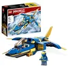Image de LEGO Ninjago 71784 Le Jet Supersonique De Jay â   Ã Volution, Jouet De Ninja Ã volutif, Construction Avion, Ã  Collectionner, Idée Cadeau pour Enfants 7 Ans