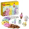 Image de LEGO 11028 Classic L’Amusement Créatif Pastel, Jouets Briques pour Filles et Garçons Dès 5 Ans : Crème Glacée, Dinosaure, Chat et Plus, Cadeau Éducatif
