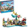 Image de LEGO Friends Le Parc d’Attractions à la Plage - Jouet de Construction avec Manège et Machine à Vagues - Inclut Figurines de Dauphin, Tortue, Hippocampe - Idée cadeau Ado Garçons et Filles 12 Ans 41737