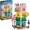 Image de LEGO Friends Le Centre Collectif de Heartlake City - Jouet de Construction Modulaire à 5 Étages - 6 Mini-Poupées, 1 Figurine de Chien & Plein d'Accessoires Originaux - Cadeau pour Fille 9 Ans 41748