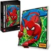 Image de LEGO Art De geweldige Spider-Man 3D Muurkunst Set, Bouwbare Poster, Superheld Decoratie, Creatieve Hobby, Strip Cadeau voor Tieners en Volwassenen 31209