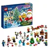 Image de LEGO 60381 City Calendrier de l'Avent 2023, avec 24 Cadeaux Dont Figurines du Père Noël et du Renne, Tapis de Jeu du Pays des Merveilles, Cadeau de Noël pour Enfants, Garçons, Filles
