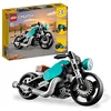 Image de LEGO 31135 Creator 3-en-1 La Moto Ancienne, Jouet Transformable en Véhicules Classique et de Rue, et en Voiture de Dragster, Jeu pour Enfants, Garçons et Filles