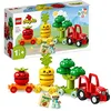 Image de LEGO 10982 Duplo My First Le Tracteur des Fruits et Légumes, Jouet à Empiler et à Trier par Couleur pour Les Bébés et Enfants Âgés de 1,5 à 3 Ans, Jeu Éducatif
