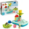 Image de LEGO 10989 Duplo Le Parc Aquatique, Jouet pour Enfants Dès 2 Ans, avec Île Flottante, Tortue et Poissons, Jeu d'eau Faciles à Nettoyer pour Baignoire