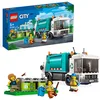 Image de LEGO 60386 City Le Camion de Recyclage, Jouet pour Un Mode de Vie Durable, Camion-Poubelle avec 3 Bacs de Triage, Jeu Éducatif, Idée Cadeau Enfants 5 Ans