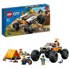 Image de LEGO 60387 City Les Aventures du 4x4 Tout-Terrain, Set de Camping, Jouet Monster Truck avec Suspension et VTT, Jeu de Voiture pour Enfants Dès 6 Ans