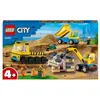 Image de LEGO® City 60391 Les camions de chantier et la grue à boule de démolition en occasion ou reconditionné