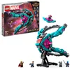 Image de LEGO 76255 Marvel Le Nouveau Vaisseau des Gardiens Volume 3, Jouet Navette Spatial des Gardiens de la Galaxie avec Minifigurines Mantis, Drax & Star-Lord, Cadeau Super-Héros