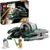 Image de LEGO Star Wars Yoda's Jedi Starfighter, Bouwbaar Speelgoed voor Kinderen, The Clone Wars Voertuig met Meester Yoda Minifiguur, Lichtzwaard en Droid R2-D2 Figuur, Cadeau voor Jongens en Meisjes 75360