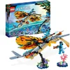Image de LEGO Avatar L’Aventure du Skimwing - Jouet avec Minifigurines de Jake Sully et Tonowari et Animal du Film : La Voie de l'eau 2022 - Idée Cadeau pour Garçons et Filles 75576