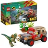 Image de LEGO 76958 Jurassic Park L'Embuscade du Dilophosaure, Jouet Dinosaure et Voiture Jeep pour Garçons, Filles, Enfants Dès 6 Ans, avec Figurine Dino, Jeu Collection 30ème Anniversaire