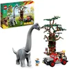 Image de LEGO 76960 Jurassic Park La Découverte du Brachiosaure, Jouet de Dinosaure avec Grande Figurine Dino et Voiture Jeep Wrangler, Cadeau pour Garçons, Filles, Enfants, Collection 30ème Anniversaire