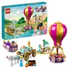 Image de LEGO 43216 Disney Princesse Le Voyage Enchanté des Princesses, Jouet avec Mini-Poupées Cendrillon, Jasmine, Raiponce avec Cheval, Tapis Volant, Cadeau pour Filles et Garçons Dès 6 Ans