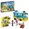 Image de LEGO Friends Le Bus de Heartlake City, Jouet de Mini-Poupée avec Véhicule, Set d'Amitié avec Paisley, Cadeau Enfants, Filles et Garçons Dès 7 Ans 41759