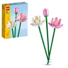 Image de LEGO® 40647 Creator Les Fleurs de Lotus - Kit de Construction pour Filles et Garçons - Dès 8 Ans - Botanicals collection