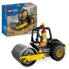 Image de LEGO City Le Rouleau Compresseur de Chantier, Jouet de Construction de Véhicule, Maquette de Camion Enfant avec Minifigurines, Jeu Imaginatif, Cadeau pour Garçons et Filles Dès 5 Ans 60401