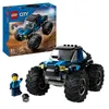 Image de LEGO® 60402 City Le Monster Truck Bleu Jouet Camion Tout-Terrain et Minifigurine de Conducteur Cadeau Enfants
