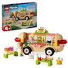Image de LEGO Friends Le Food-Truck de Hot-Dogs, Jouet de Restaurant Mobile pour Enfants Dès 4 Ans, avec Figurines et Chat, Cadeau pour Filles et Garçons Dès 4 Ans 42633
