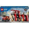 Image de LEGO City La Caserne et le Camion de Pompiers 60414 LEGO