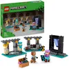 Image de LEGO Minecraft L’Armurerie - Jouet avec Portail de l'enfer - Figurines d'Alex & Armoursmith avec Hache en Or, Épées, Boucliers & Accessoires - Cadeau pour Gamer, Garçon ou Fille dès 7 Ans 21252