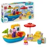 Image de LEGO® DUPLO® 10432 Le Voyage en Bateau de Peppa Pig - Set de Jeu de Bain pour Tout-petits