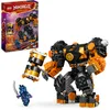 Image de LEGO Ninjago Le Robot Élémentaire de la Terre de Cole, Jouet de Construction pour Garçons et Filles Dès 7 Ans avec 2 Personnages Dont Une Minifigurine Cole, Cadeau Ninja pour Enfants 71806