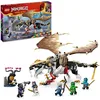 Image de LEGO Ninjago Egalt Le Maître Dragon, Jouet Ninja avec 5 Minifigurines Ninja Dont Personnages Lloyd et NYA, Cadeau d'anniversaire pour Enfants, Garçons et Filles Dès 8 Ans 71809