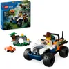 Image de LEGO City Le Tout-Terrain de l’Explorateur de la Jungle et Le Panda Roux - Véhicule pour Enfants dès 6 Ans - Cadeau Garçons et Filles - Jeep Tout-Terrain - Minifigurine d’Aventurier et Animal 60424