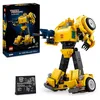 Image de LEGO Icons Transformers Bumblebee - Figurine Robot Culte pour Adultes - Set de Construction Détaillé sur Le Thème du Cinéma pour Les Fans de Science-Fiction - Se Transforme en Véhicule 10338