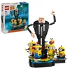 Image de LEGO Moi, Moche et Méchant 4 - Gru et Les Minions en Briques - Personnages à Construire Inspirés du Film - Figurines Qui Dansent - Jouet pour Enfants à Partir de 9 Ans 75582