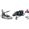 Image de LEGO 40755 Imperial Dropship vs Rebel Scout Speeder Star Wars Set de Construction 383 pcs avec 6 Minifigurines + Droid QT-KT, Véhicules Imperial Dropship & Rebel Scout Speeder   Cadeau 8+ Ans
