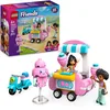 Image de LEGO Friends Stand de Barbes à Papa et Scooter - Jeu de Construction pour s’Amuser - Inclut 2 Mini-poupées, Un Chariot à 4 Roues et des Accessoires - Jouet interactif pour Les Filles dès 6 Ans 42643