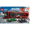 Image de LEGO® City 60445 Camion de F1® avec voitures de F1® RB20 et AMR24 en occasion ou reconditionné
