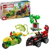 Image de Marvel Spidey And His Amazing Friends - Spin et Electro chase avec des véhicules dinosaures, Jouets de construction