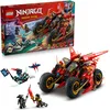 Image de LEGO Ninjago Le Véhicule De Combat des Ninjas - Jeu De Construction Modulable en 2 Motos Ninjas & 1 Jet - 6 Minifigurines Dont Kai & Cole - Cadeau pour Garçon Dès 8 Ans & Fans De La Série TV 71844