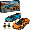 Image de Speed Champions - Lamborghini Revuelto et Huracán STO, Jouets de construction
