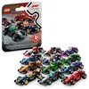 Image de LEGO Voitures F1 à Collectionner - Boîte mystère de 1 Maquette de Mini-Voiture sur 12 véhicules de Collection avec Casques & Roues Mobiles - Equipes Formule 1 Dont Ferrari, Mercedes & Red Bull 71049