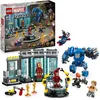 Image de LEGO Marvel 76315 Le Laboratoire d’Iron Man : la Salle des Armures - Jouet garçon 8 ans