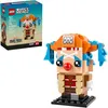 Image de LEGO One Piece 40800 - Figurine de Baggy Le Clown BrickHeadz - Collector pour Les Fans de Manga - Idée Cadeau pour Filles et garçons à partir de 8 Ans